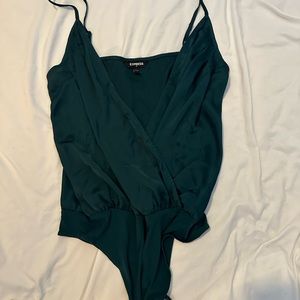 Express cross front blouse bodysuit